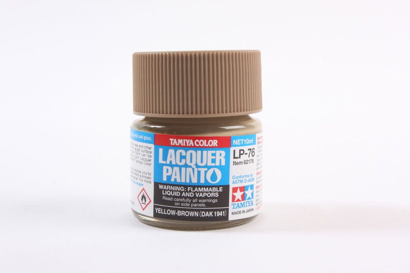 Tamiya Paints 82176 Lacquer LP-76, Yellow-Brown DAK 1941 (10ml)
