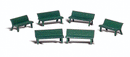 Woodland Scenics A2181 Scenic Accents(R) Details -- Park Benches pkg(6), N Scale