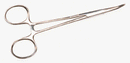 Cir-Kit Concepts Inc 1046 5" Locking Forceps Curved Tip