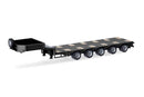 Herpa HO 76388 Goldhofer Drop Deck 5-Axle Trailer, Assembled, Various Standard Colors