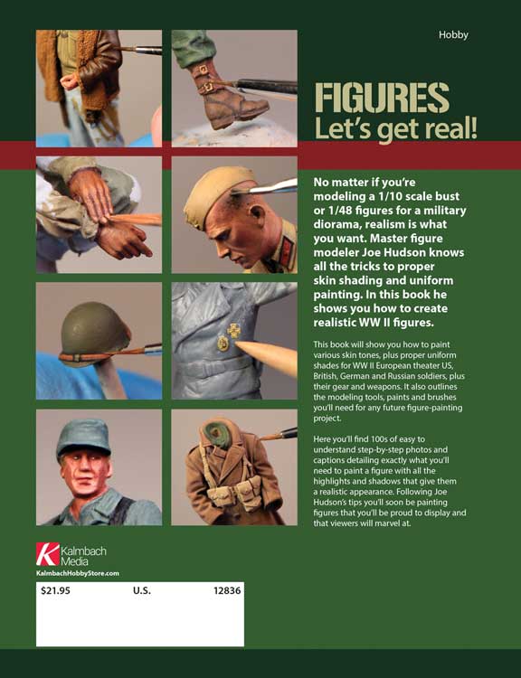 Kalmbach 12836 Modeling Military Figures -- Softcover, 96 Pages