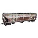 Micro-Trains HO 200010007 3-Bay Covered Hopper Kit, Conrail Ex-Pennsylvania