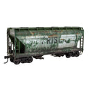 Micro-Trains HO 220010008 2-Bay Covered Hopper Kit, Burlington Northern Ex-SLSF