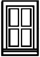 Alexander Scale Models N 2598 Window (4), Single