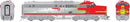 Rapido 023545 HO PA-1 (DC/DCC/Sound): AT&SF (Repowered):
