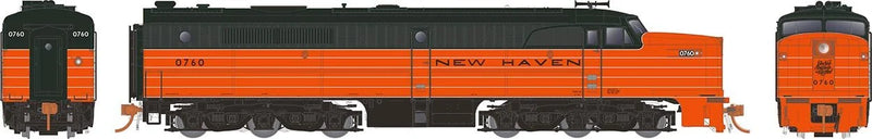 PREORDER Rapido 023558 HO PA-1 (DC/DCC/Sound): New Haven - Orange Scheme: