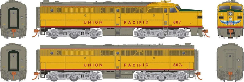 PREORDER Rapido 023066 HO PA-1 + PB-1 (DC/Silent): Union Pacific: