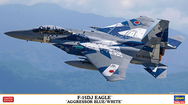 Hasegawa Models 2379 F-15DJ Eagle “Aggressor Blue/White” 1:72 SCALE MODEL KIT