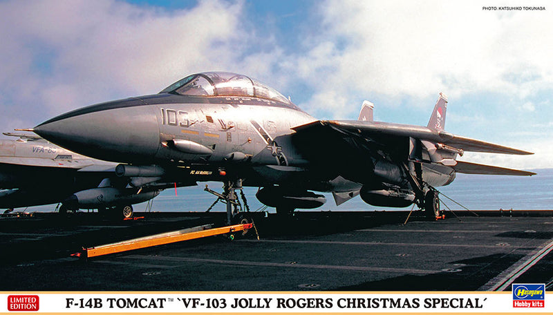 Hasegawa Models 2391 F-14B Tomcat “VF-103 Jolly Rogers Christmas Special” 1:72 SCALE MODEL KIT