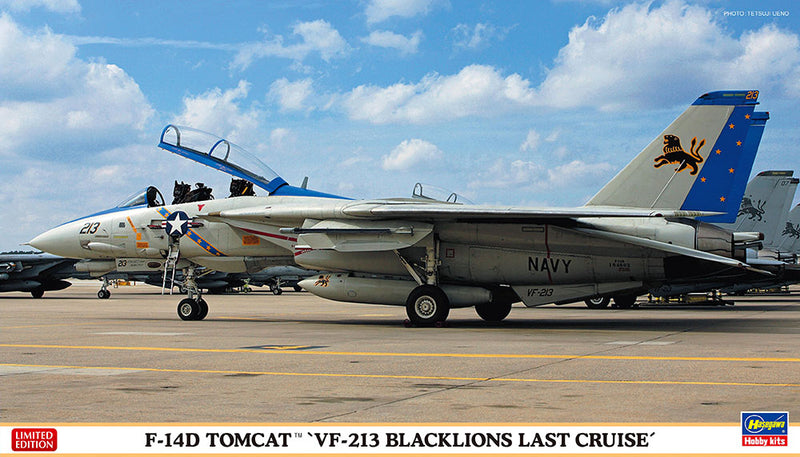 Hasegawa Models 2406 F-14D Tomcat “VF-213 Black Lions Last Cruise” 1:72 SCALE MODEL KIT