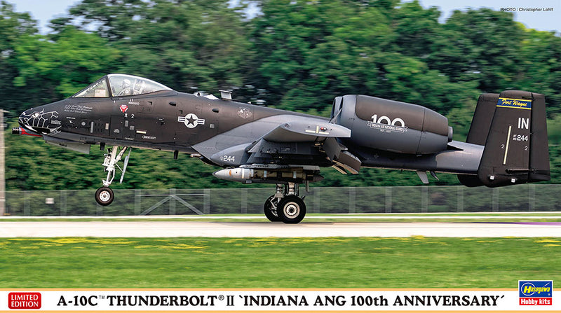 Hasegawa Models 2409 A-10C Thunderbolt II “Indiana Air National Guard 100th Anniversary Painting” 1:72 SCALE MODEL KIT