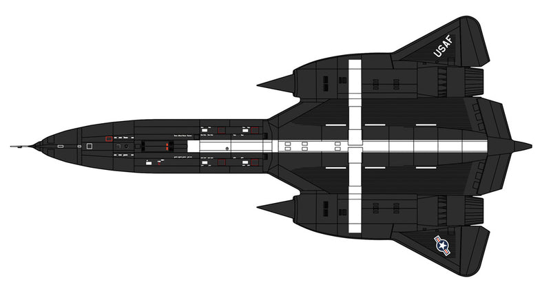 Hasegawa Models 2425 SR-71 Blackbird (Type A) “World Absolute Speed Recorder” 1:72 SCALE MODEL KIT