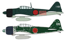 Hasegawa Models 2437 Mitsubishi A6M2b/A6M3 Zero Type Carrier Fighter Type 21/22 “Rabaul Ace Set” 1:72 Scale Model Kit