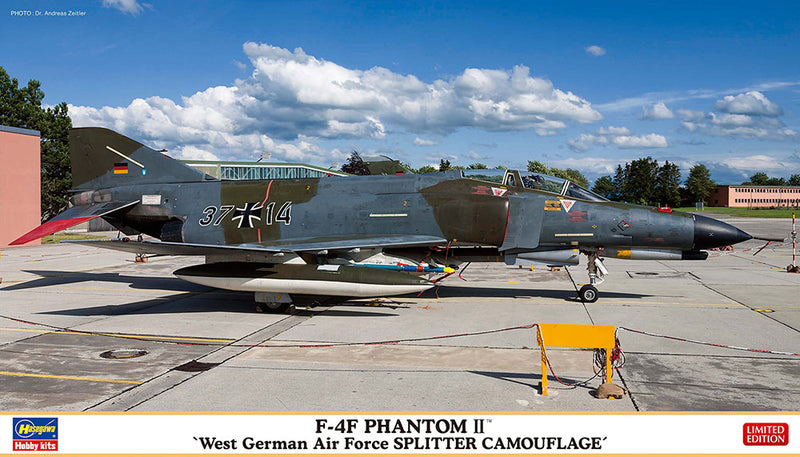 Hasegawa Models 2443 F-4F Phantom II “West German Air Force Splitter Camouflage” 1:72 SCALE MODEL KIT