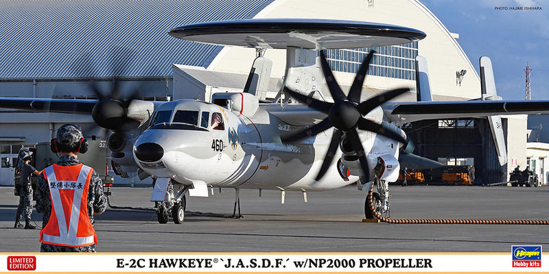 Hasegawa Models 2457 E-2C Hawkeye “Japan Air Self-Defense Force” w/NP2000 propeller 1:72 SCALE MODEL KIT