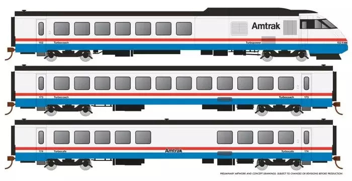 Rapido HO 25004 RTL Turboliner Set