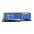 Micro-Trains N 02700510 50' Track Inspection Rib-Side Plug-Door Boxcar No Roofwalk, Tetra Tech