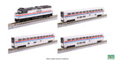 PREORDER Kato N 1063530S-1 F40PH & Superliner Set with Lighting, Amtrak Phase III (4-Pack) (DCC & Sound-Equipped) | 425