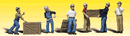 Woodland Scenics N A2123 Scenic Accents Figures, Dock Workers (6)