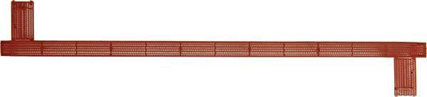 Kadee HO 2016 40' US Gypsum-Stuyle Running Boards Boxcar Red 1 Pair