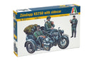 Italeri 317 ZUNDAPP KS750 WITH SIDECAR 1:35
