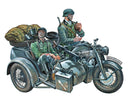 Italeri 317 ZUNDAPP KS750 WITH SIDECAR 1:35
