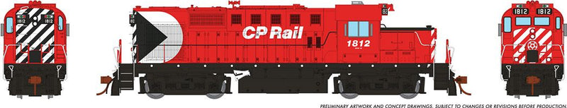 Rapido HO 32560 RS-18u, CP Rail