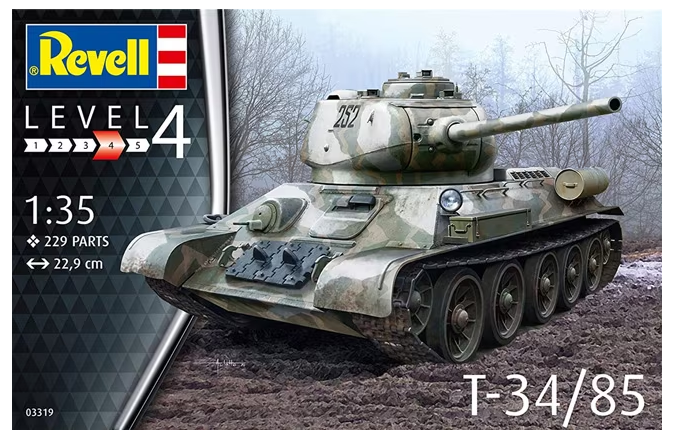 Revell Monogram Germany 03319 T-34/85 1:35