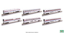 Kato N 1063531 Superliner Passenger Car Set, Amtrak Phase III (6-Pack)