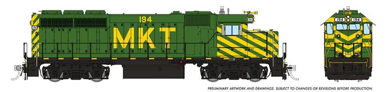 PREORDER Rapido 040015 HO EMD GP40 (DC/Silent): MKT - Green & Yellow: