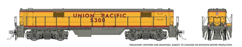 PREORDER Rapido 040029 HO EMD GP40 Mother+Slug (DC/Silent): Union Pacific: #3000 + #S-300