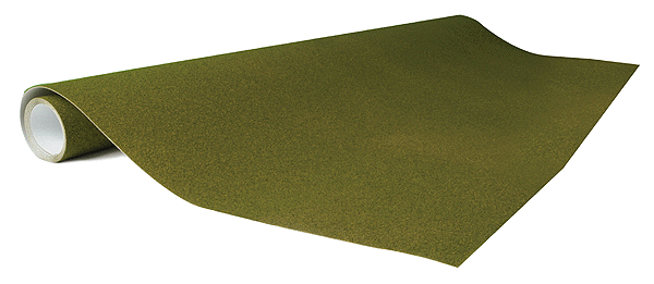 Woodland Scenics RG5132 ReadyGrass Vinyl Mat, 50 x 33 x 1/32" 127 x 83.8 x .1cm, Green Grass