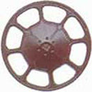 Kadee HO 2025 Modern Brake Wheels (8), Dark Boxcar Red