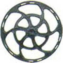 Kadee HO 2041 Equipco Type Brake Wheels (8), Black