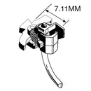 Kadee HO 51 NEM 363 European-Style Couplers, Short (7.11mm, .28", 9/32") 1 Pair with NEM 363 to 362 & Bolt-On 363 Adapt