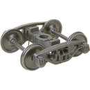 Kadee O 756 2-Rail AAR Bettendorf Style Metal Trucks, With 33" Smooth-Back Metal P48 Wheels 1 Pair