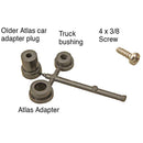 Kadee O 756 2-Rail AAR Bettendorf Style Metal Trucks, With 33" Smooth-Back Metal P48 Wheels 1 Pair