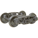 Kadee O 756 2-Rail AAR Bettendorf Style Metal Trucks, With 33" Smooth-Back Metal P48 Wheels 1 Pair