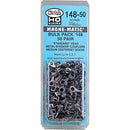 Kadee HO 148-50 #148-50 Bulk Pack, 50 Pairs #148 Whisker Metal Couplers, Medium (9/32") Centerset Shank