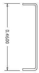 Cal-Scale HO 504 Grabs for EMD FT & F Unit Diesels (12; .012" Wire), Side Grabs