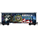 PREORDER Micro-Trains N 020144197 40' Standard Box Car, Liberty 250