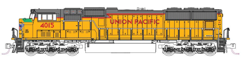 Kato 1764015S N EMD SD70M w/Standard Flat Radiators - Sound and DCC -- Union Pacific