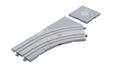 Kato N 40-104 Street Track, Unitram, Double Track Right Hand Curve 7-1/16" 180mm Radius 45 Degrees