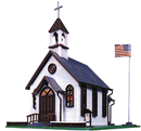 Life-Like HO 433-1350 Town Church Kit