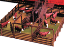 Life-Like HO 433-1378 Stock Pen Kit