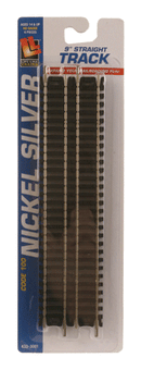 Life-Like HO 433-3001 Code 100 Nickel Silver 9" Straight Track (4)
