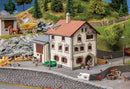 Faller Gmbh 130632 Bergun Bundner House -- 3-D Printed Kit - 6-7//8 x 4-1/16 x 5-7/16" 17.4 x 10.3 x 13.8cm, HO Scale