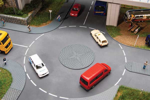 Faller Gmbh 180277 Mini Roundabout and Traffic Island, HO Scale