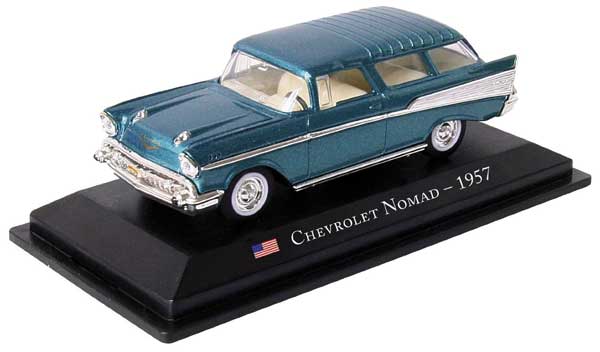 William Tell International Inc 1/43 ACSD11 1957 Chevrolet Nomad, Blue/White