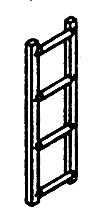 Details West HO LA-169 Ladder, 4-Rung